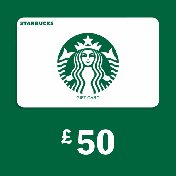 Starbucks £50 Digital Gift Card